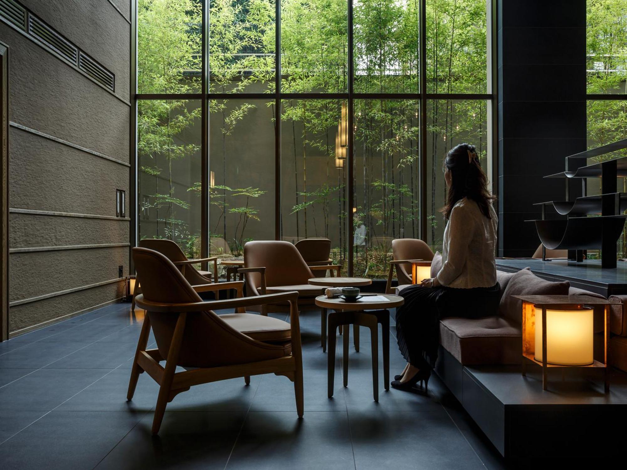 Hotel The Celestine Kyoto Gion Eksteriør billede Interior of the hotel