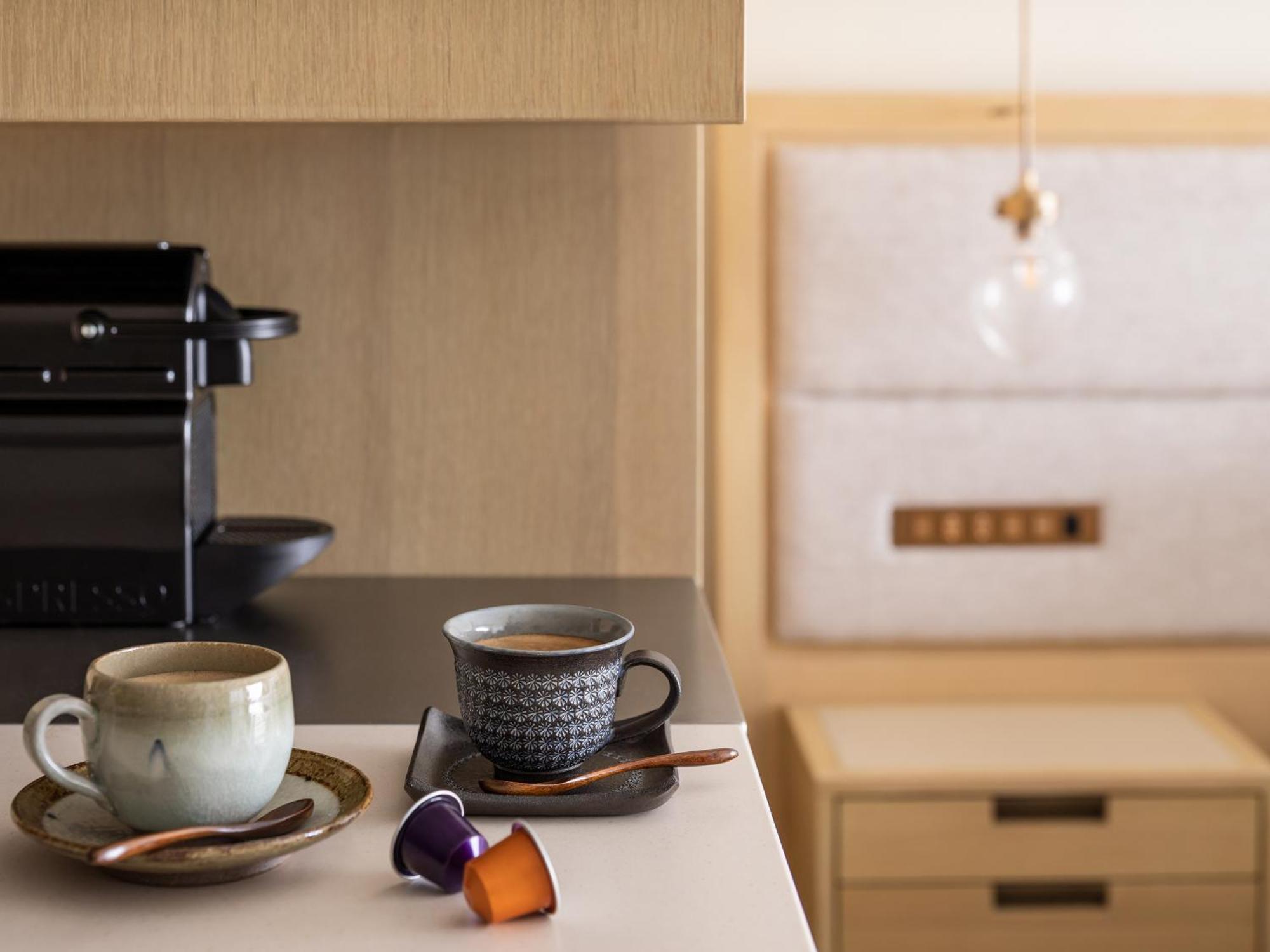 Hotel The Celestine Kyoto Gion Eksteriør billede A Nespresso coffee machine