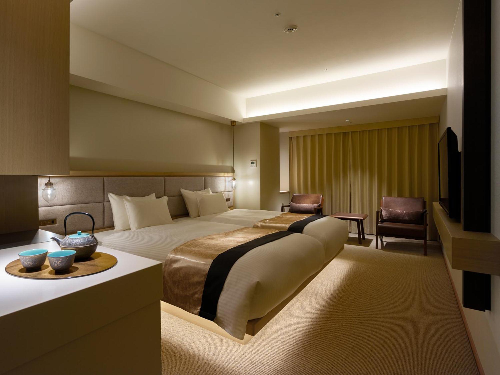 Hotel The Celestine Kyoto Gion Eksteriør billede A room at the hotel