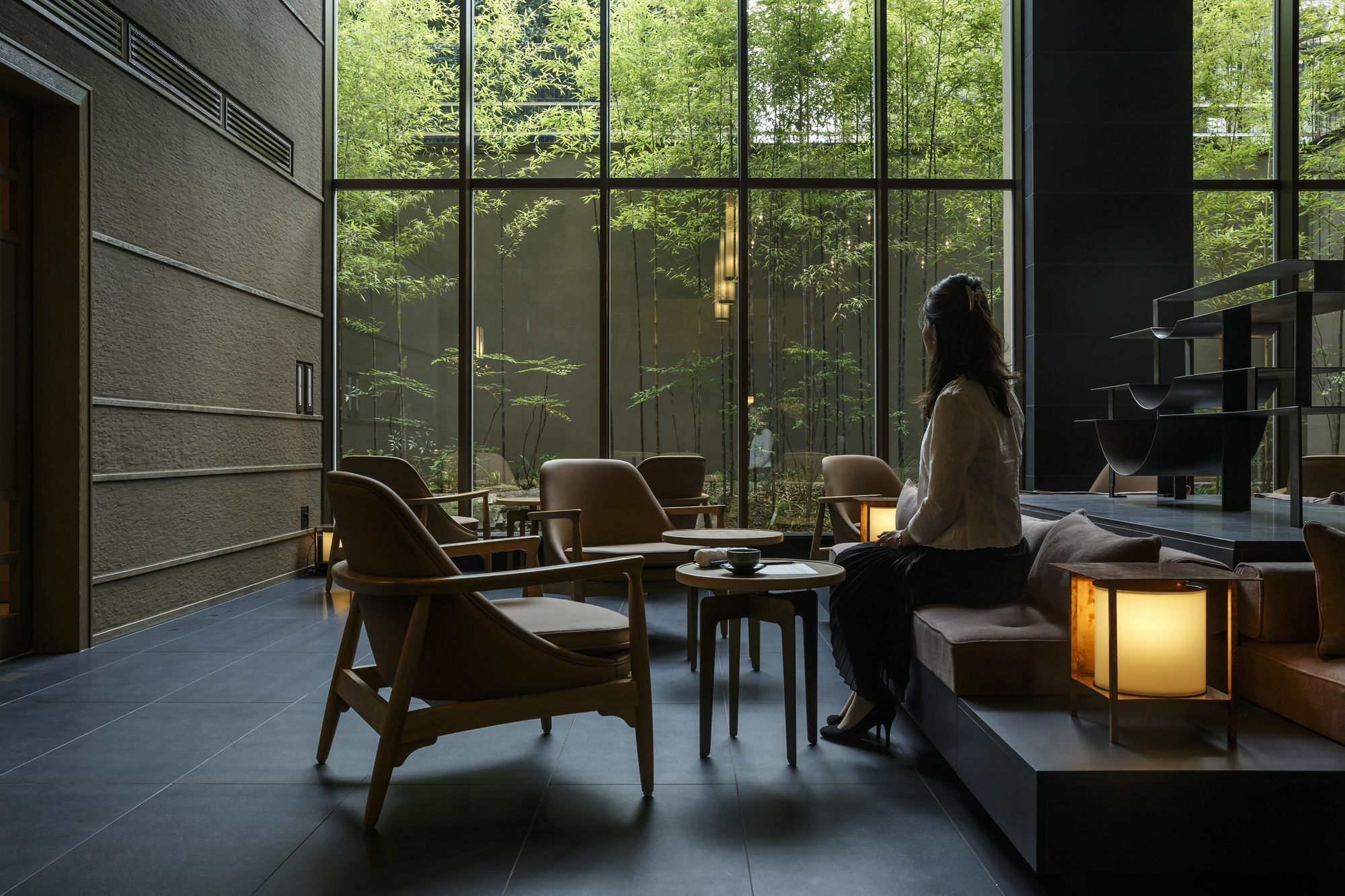 Hotel The Celestine Kyoto Gion Eksteriør billede The lounge at the hotel